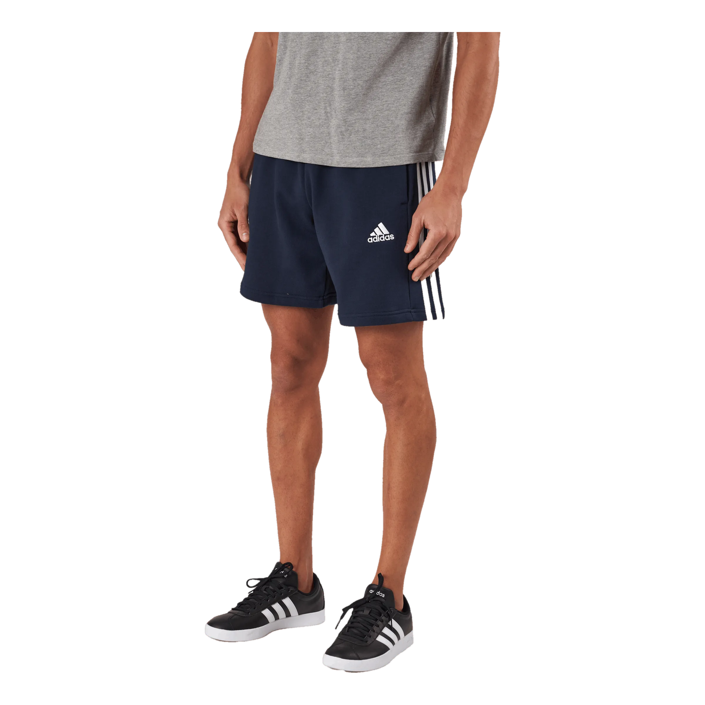 ADIDAS ESSENTIALS FRENCH TERRY 3STRIPES SHORTS LEGEND INK