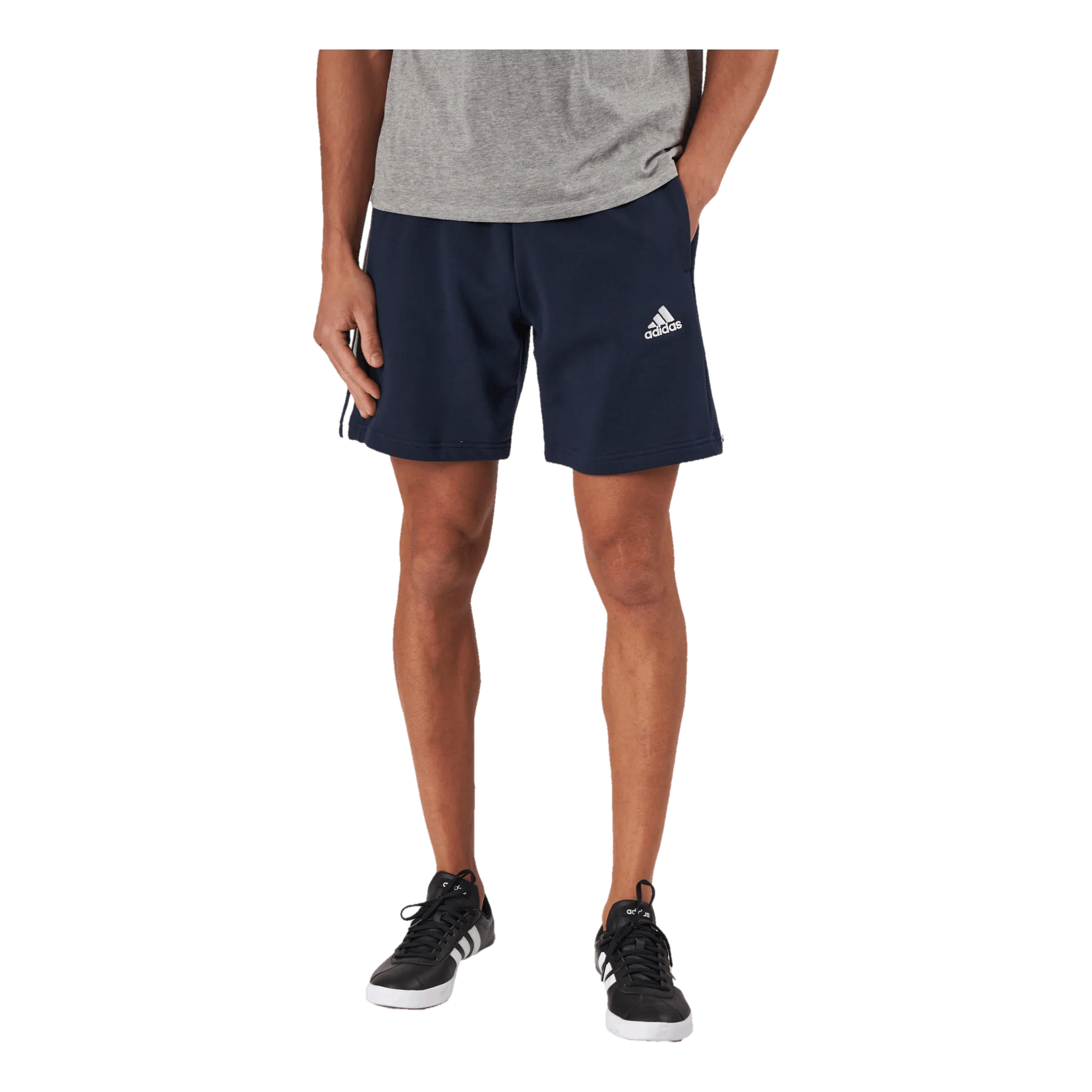 ADIDAS ESSENTIALS FRENCH TERRY 3STRIPES SHORTS LEGEND INK