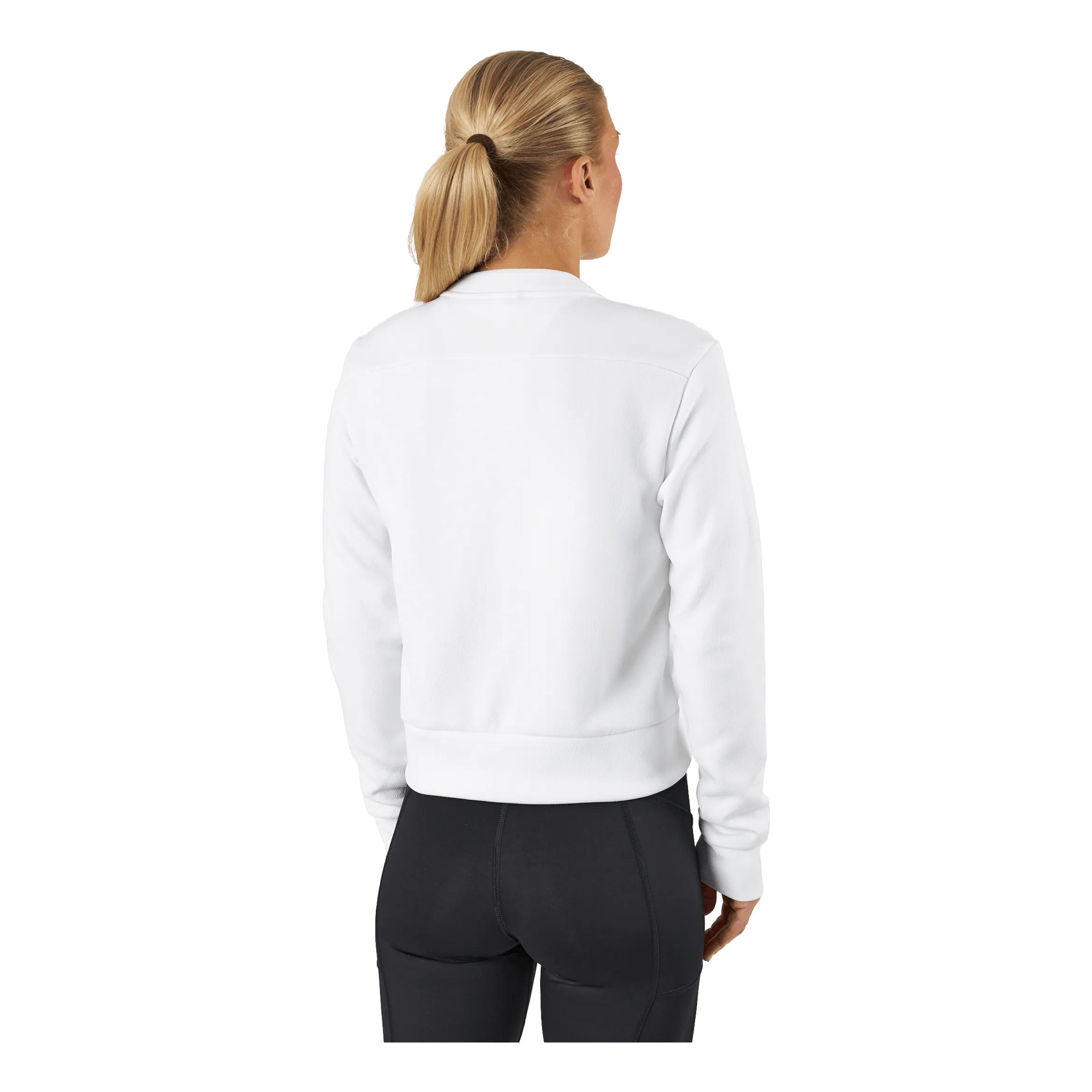 Adidas Knit Golf Bomber Jacket White