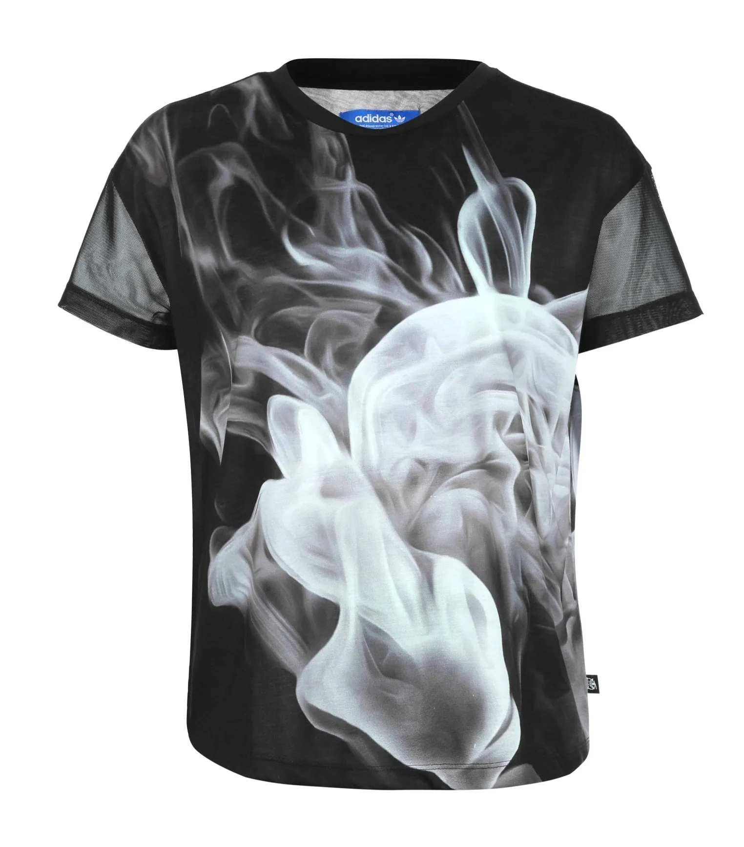 Adidas Originals Camiseta White Smoke Rita Ora (negro/blanco)