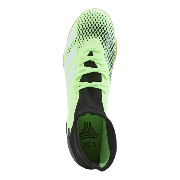 Adidas Predator 20.3 In Black/White/Green