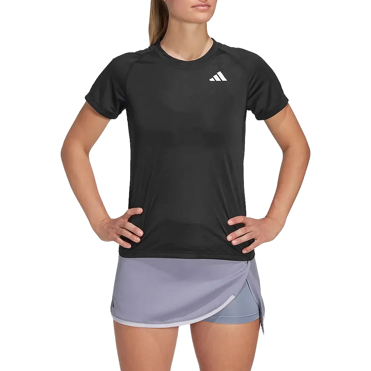 adidas remera club tee black – mujer – hs1450