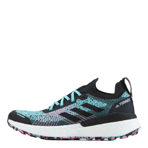 Adidas Terrex Two Ultra Trail Running Shoes Acid Mint / Core Black / Screaming Pink