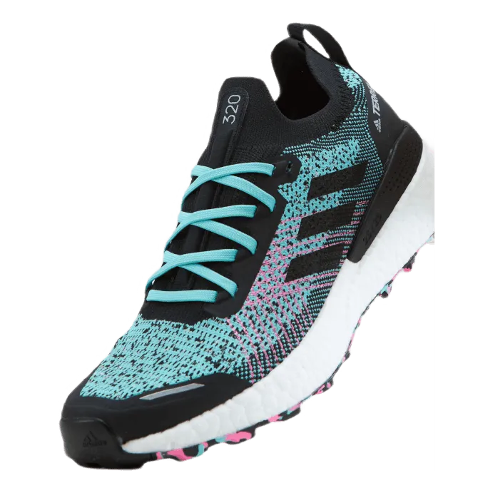 Adidas Terrex Two Ultra Trail Running Shoes Acid Mint / Core Black / Screaming Pink