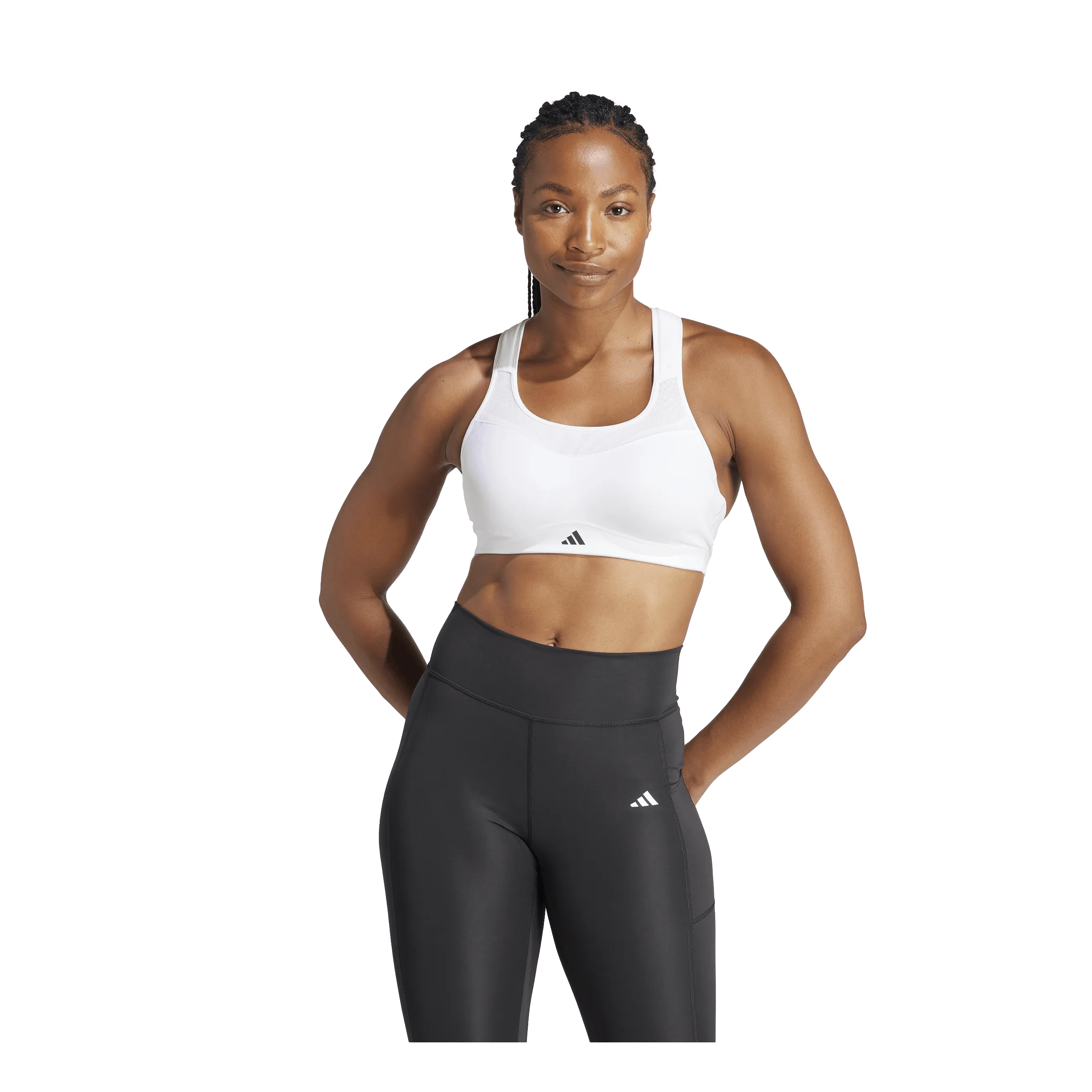 ADIDAS TLRD IMPACT TRAINING HIGHSUPPORT BRA WHITE
