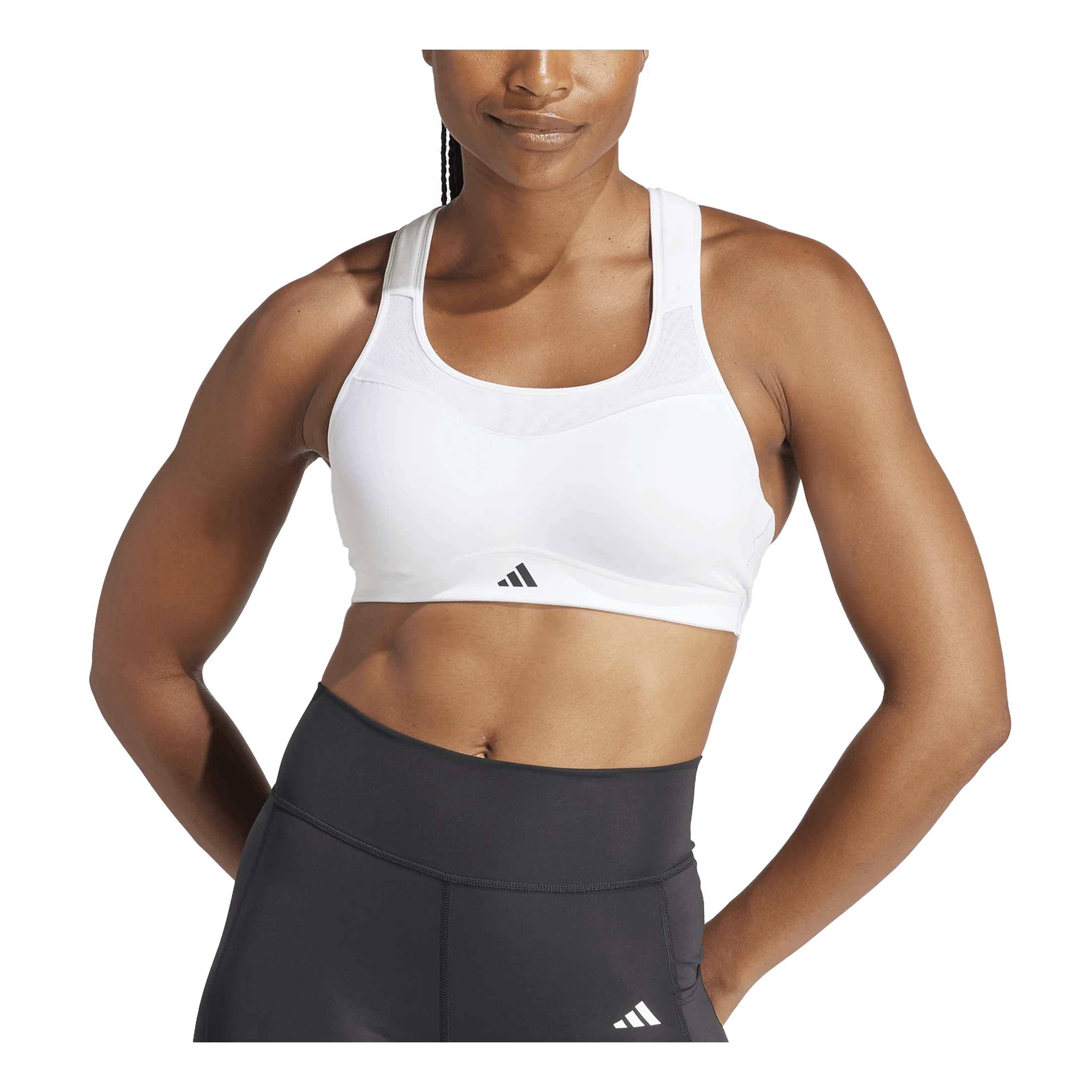 ADIDAS TLRD IMPACT TRAINING HIGHSUPPORT BRA WHITE
