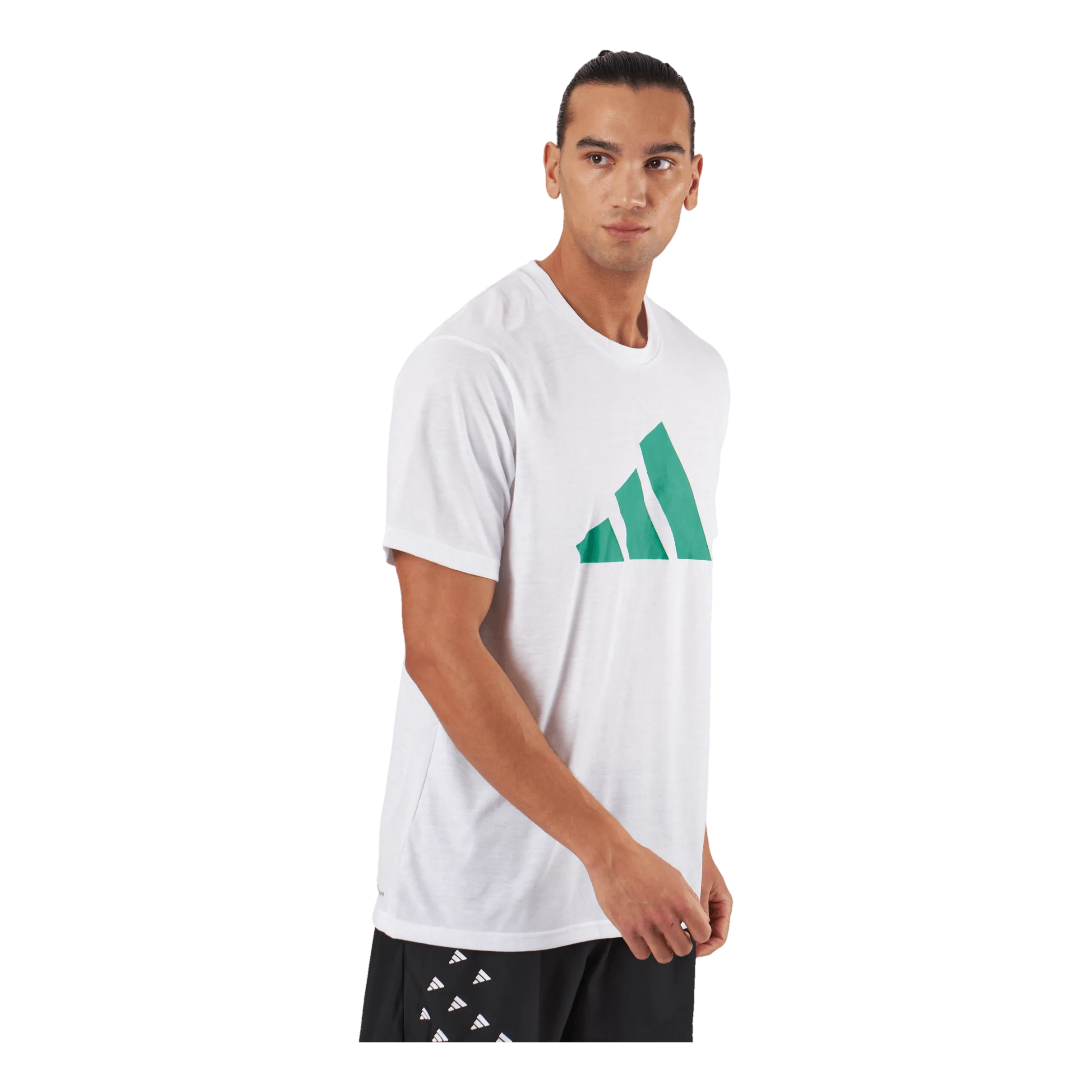 ADIDAS TRAIN ESSENTIALS FEELREADY LOGO TRAINING TSHIRT WHITE