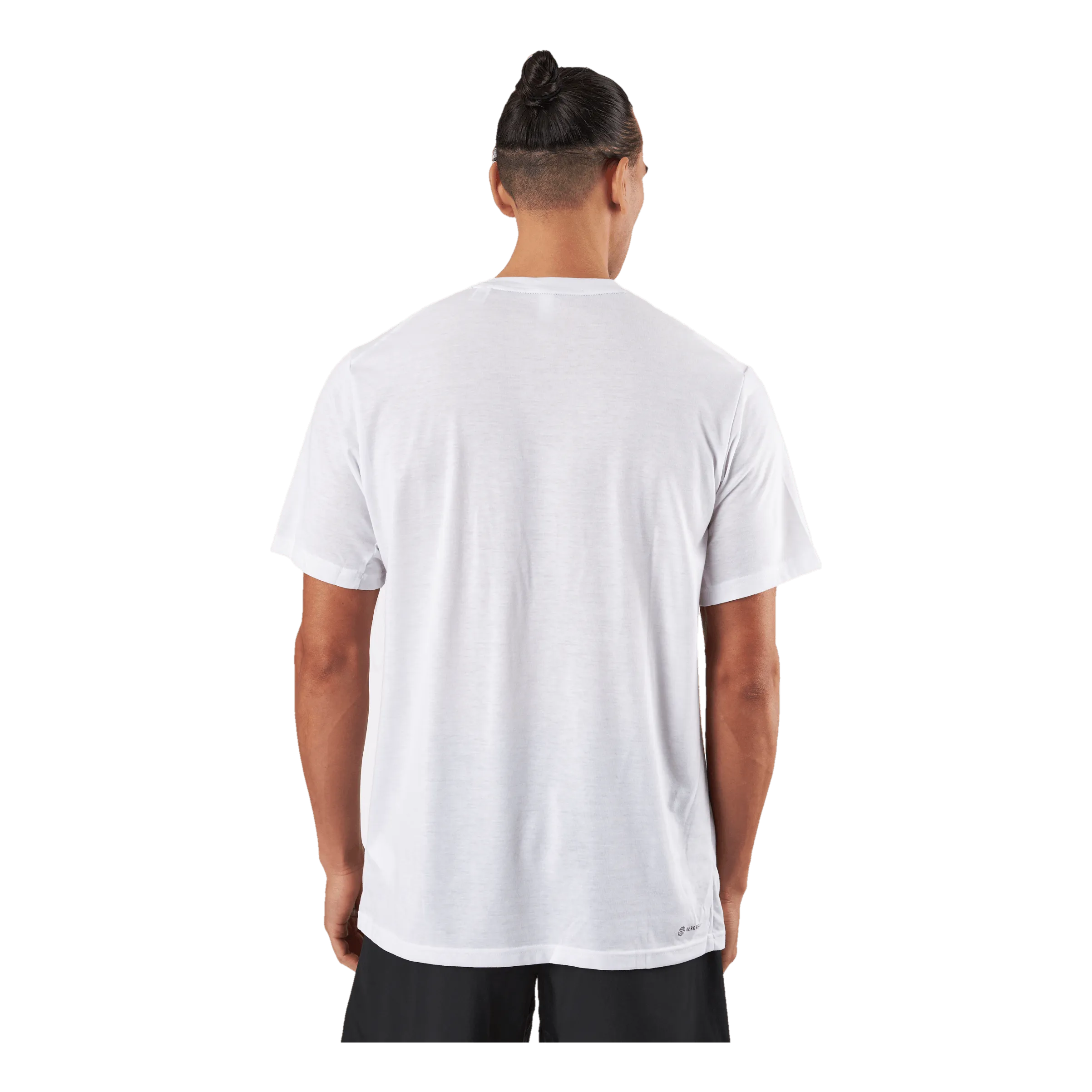 ADIDAS TRAIN ESSENTIALS FEELREADY LOGO TRAINING TSHIRT WHITE