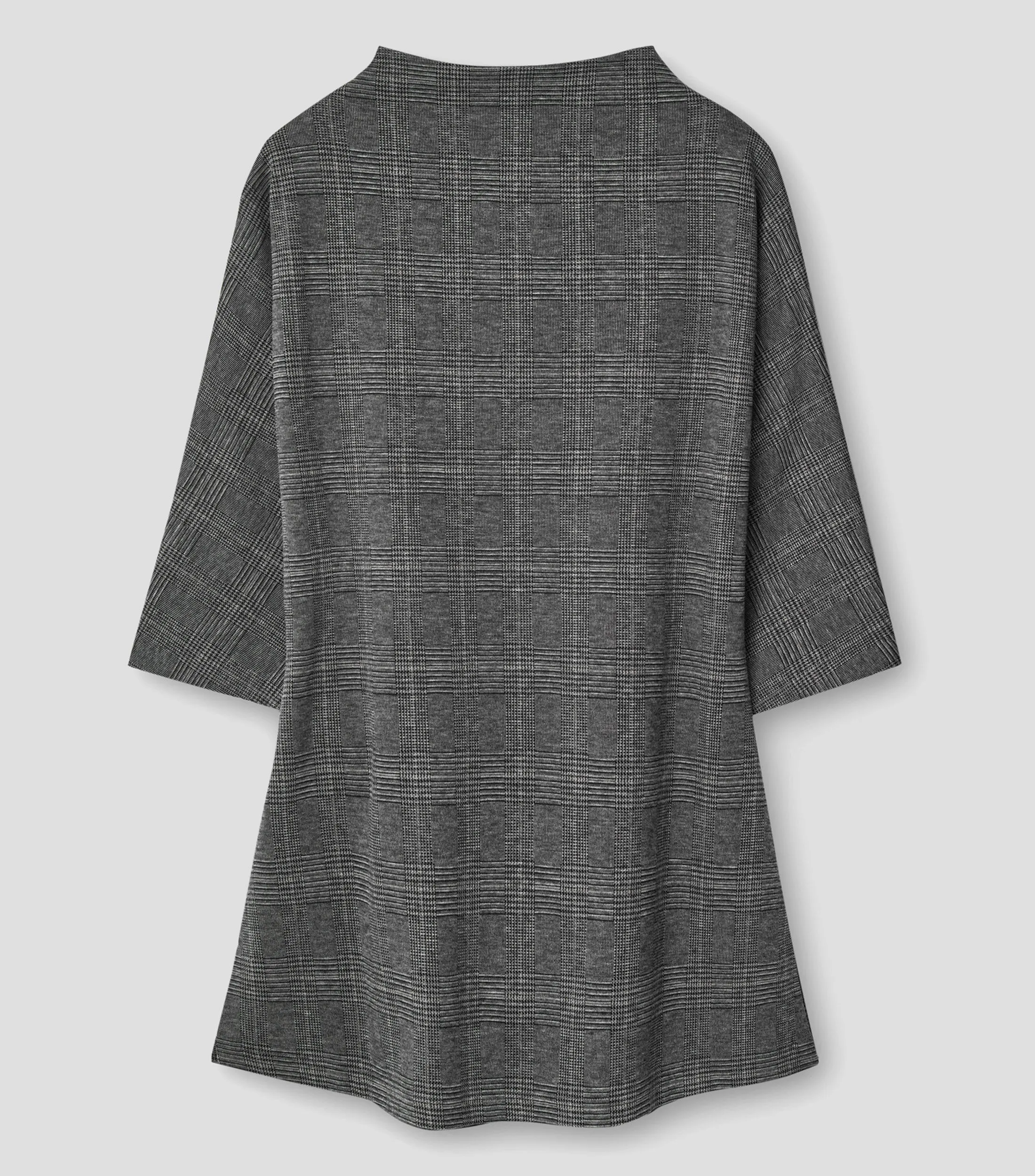 Adolfo Dominguez Blusa de cuadros manga corta Mujer