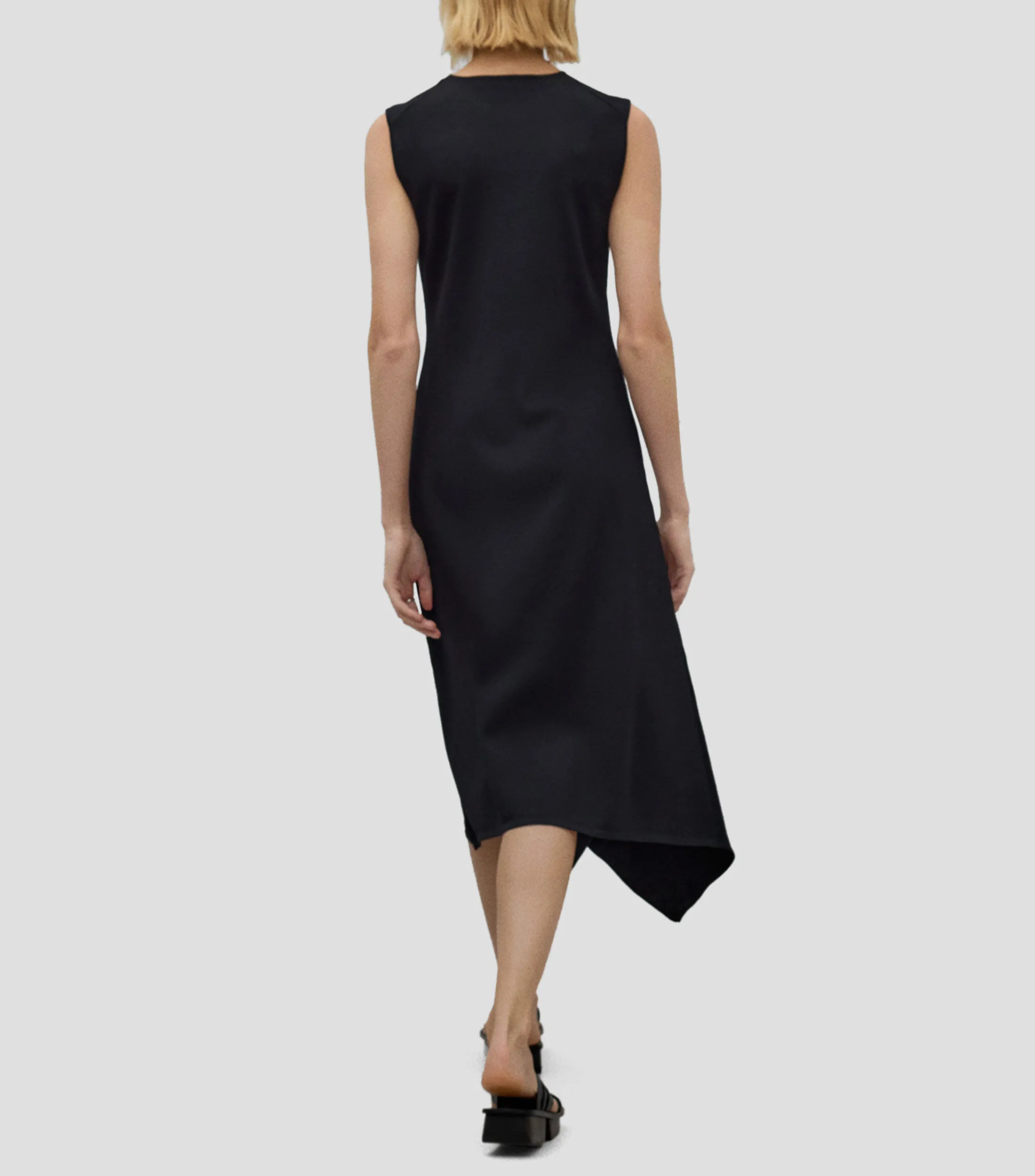 Adolfo Dominguez Vestido Midi Liso Mujer
