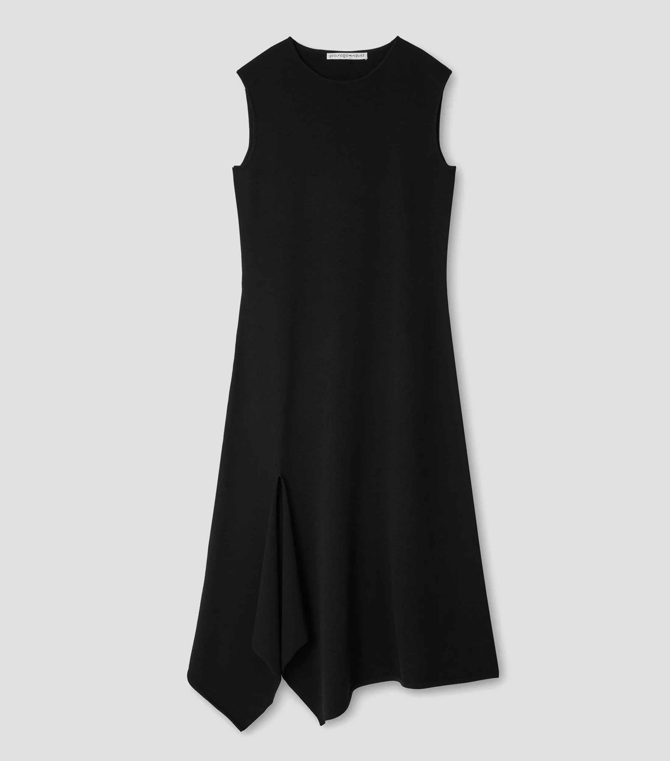 Adolfo Dominguez Vestido Midi Liso Mujer