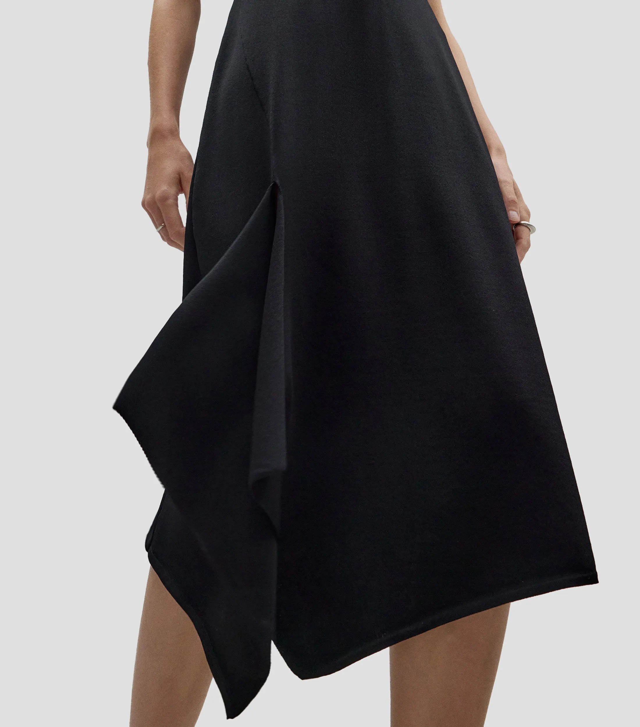 Adolfo Dominguez Vestido Midi Liso Mujer