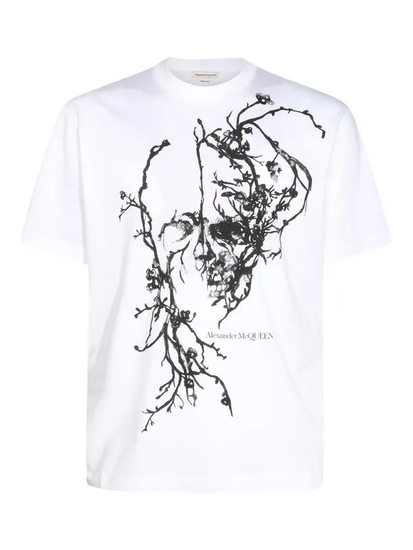 ALEXANDER MCQUEEN CAMISETA  BLANCO