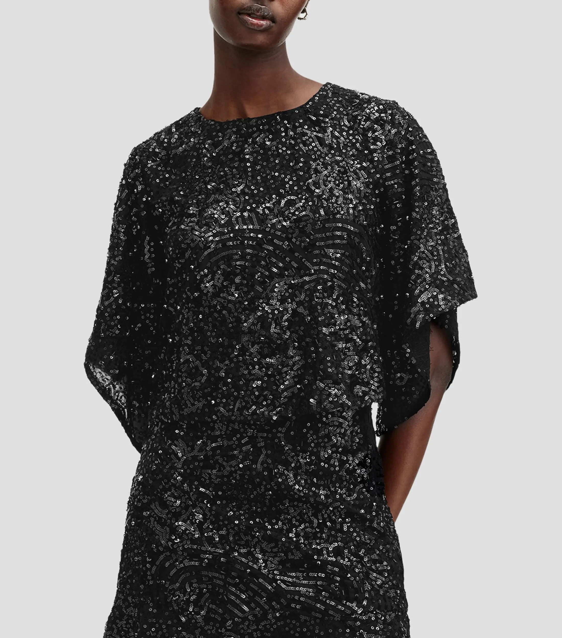 AllSaints Blusa Fantasía Manga 3,4 Mujer