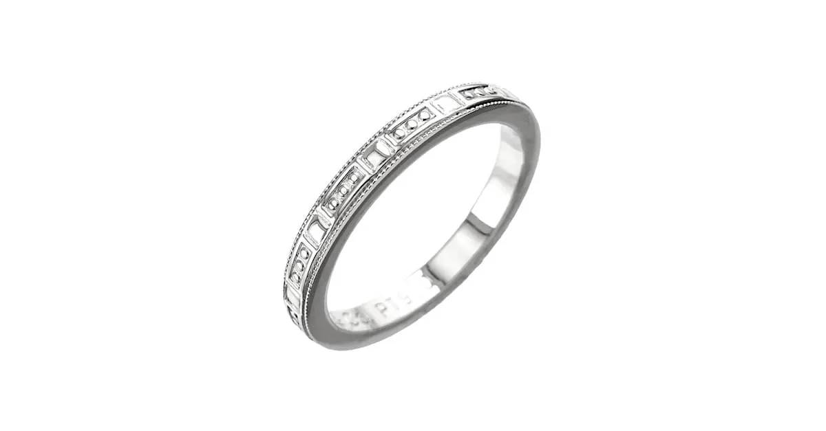 Anillo Legacy en Platino de Tiffany & Co. 