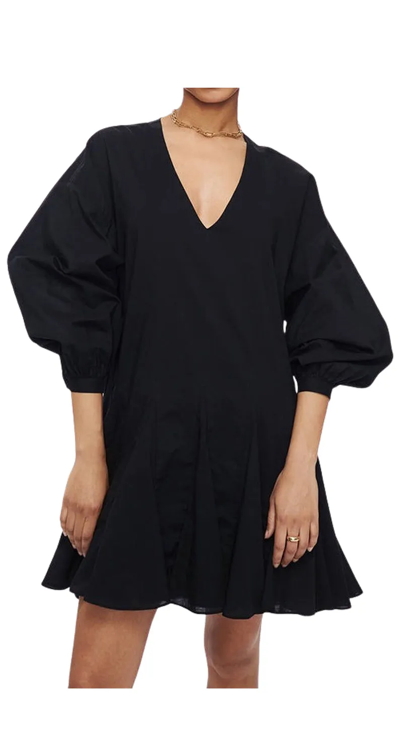 ANINE BING Vestido Oversize Negro
