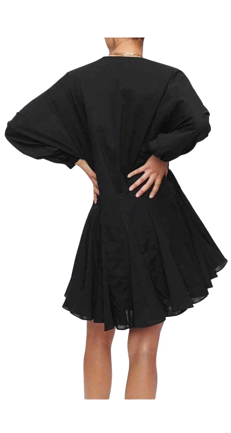 ANINE BING Vestido Oversize Negro