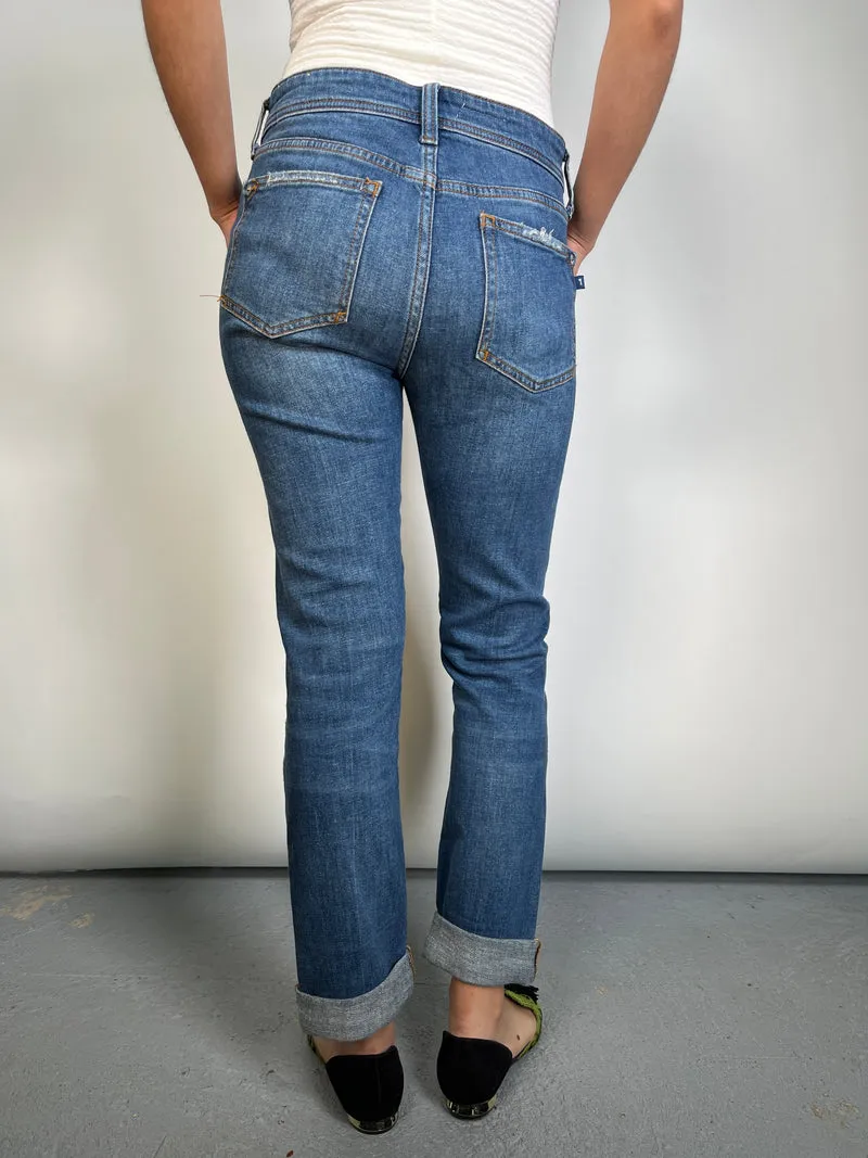 ANTHROPOLOGIE Pantalón Slim Boyfriend Crop