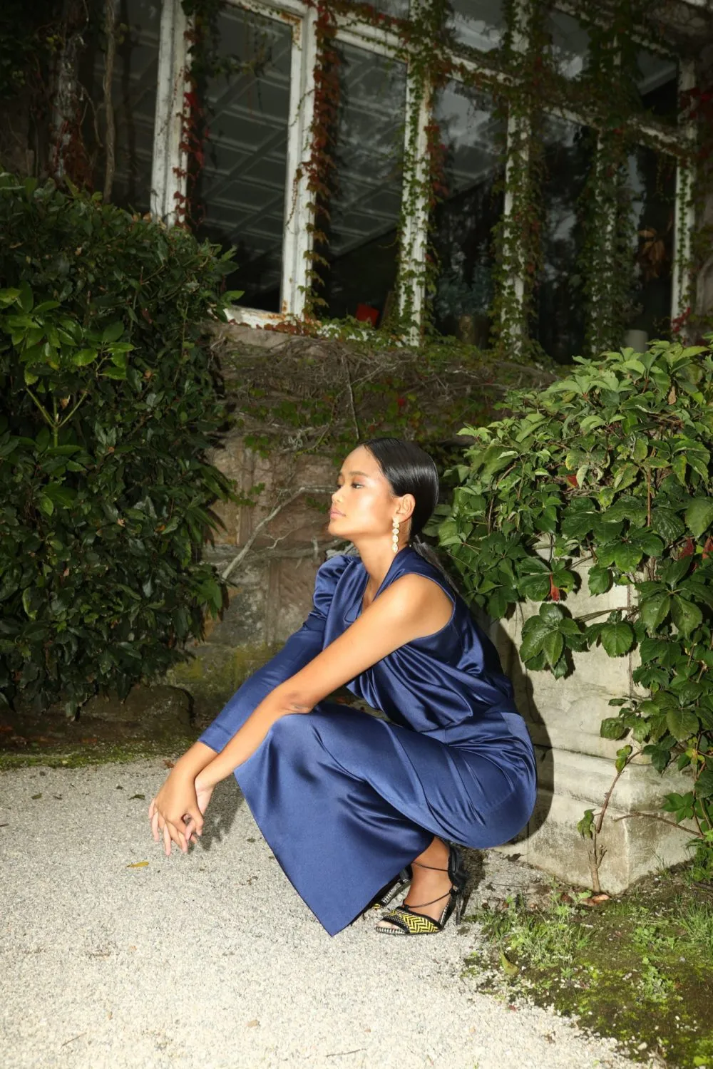 ATREZATÜRE. Top Lúa azul