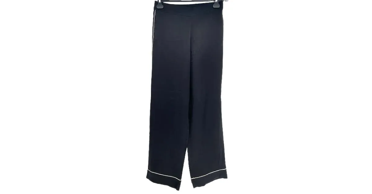 Autre Marque ASCENO Pantalón T.Seda XS Internacional Negro 