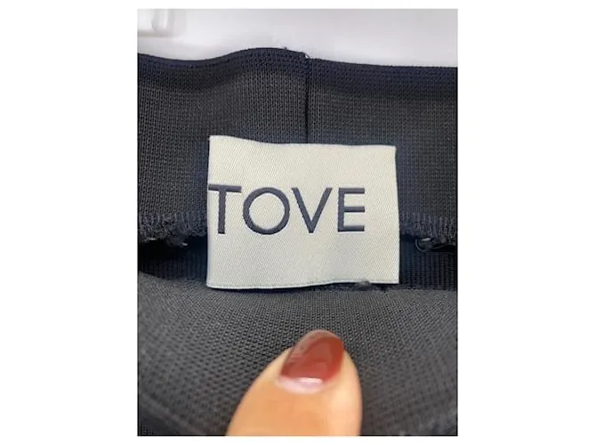 Autre Marque TOVE Pantalón T.fr 40 Viscosa Negro 