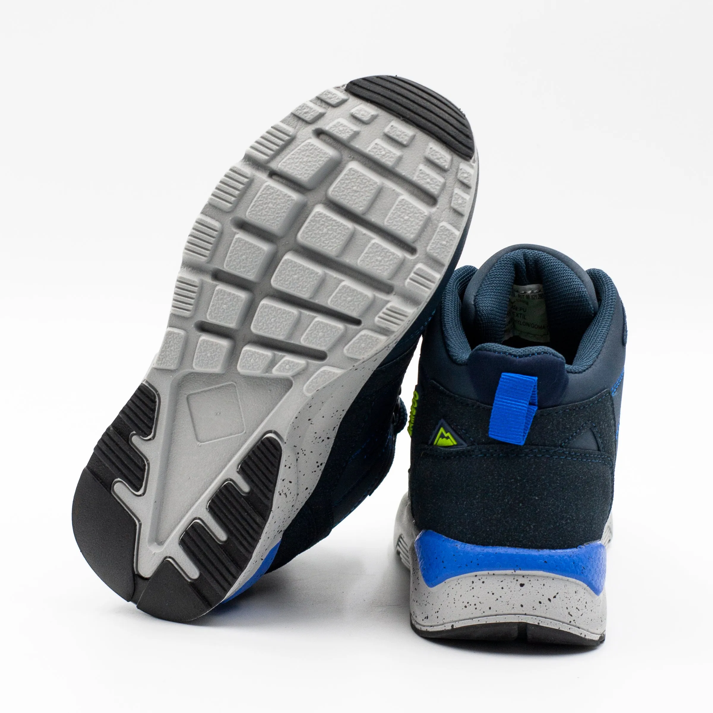 Bamboo Zapatilla nino urbana con cordon color azul