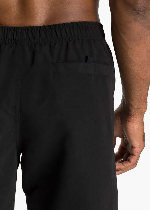 Bañador de hombre Negro estampado