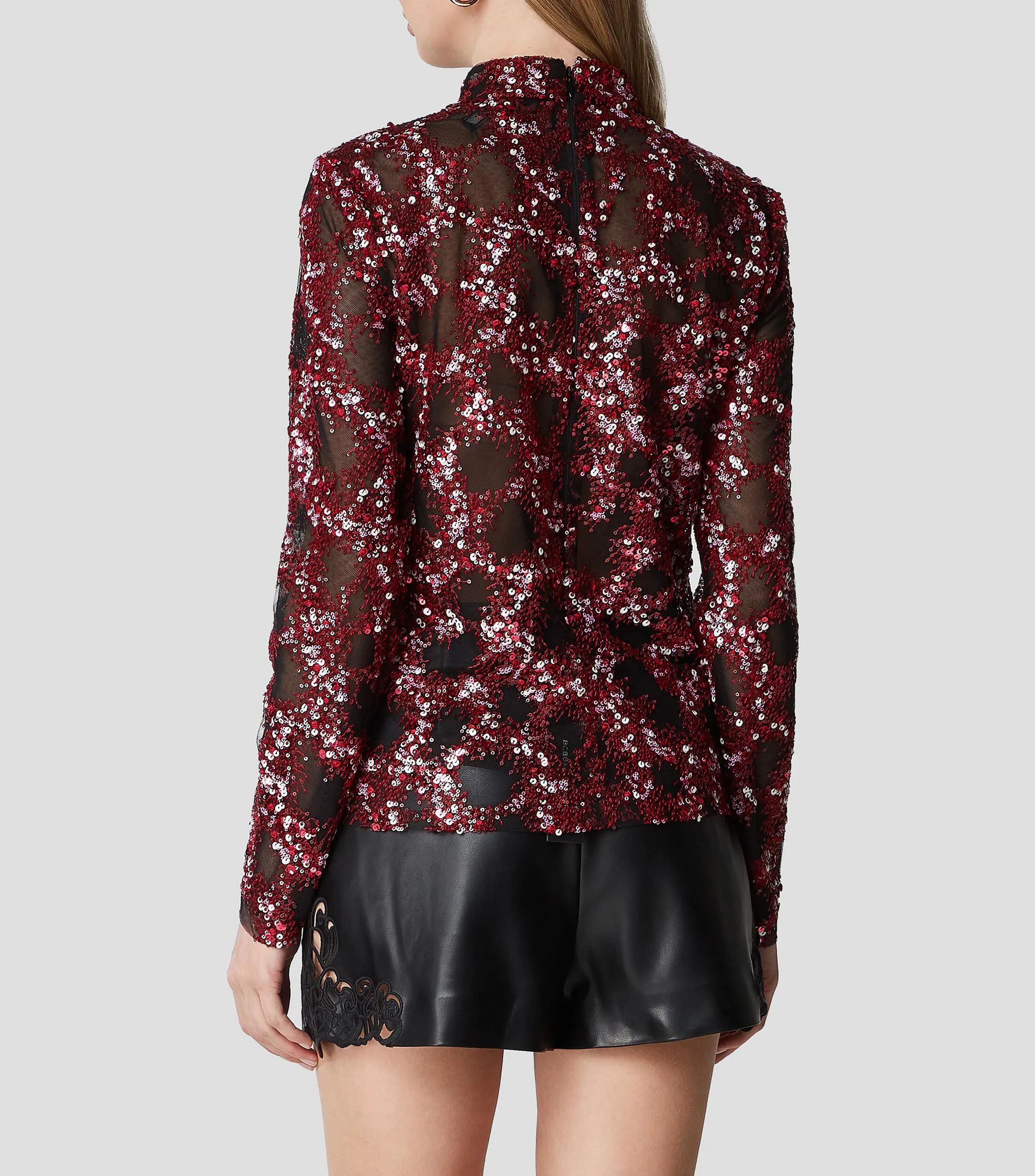 Bcbg Blusa Manga Larga Mujer