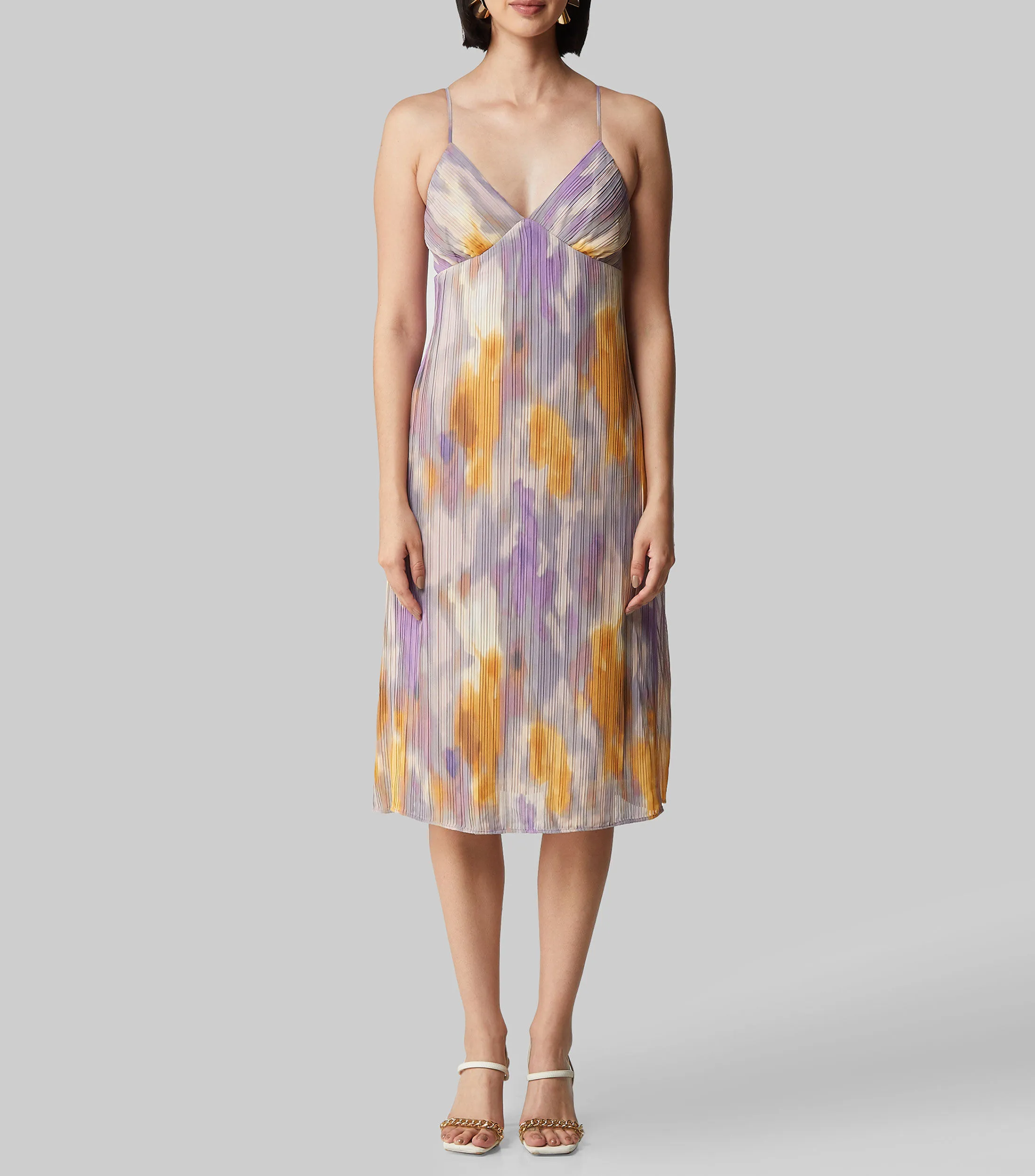 BCBG New York Vestido largo abstracto Mujer