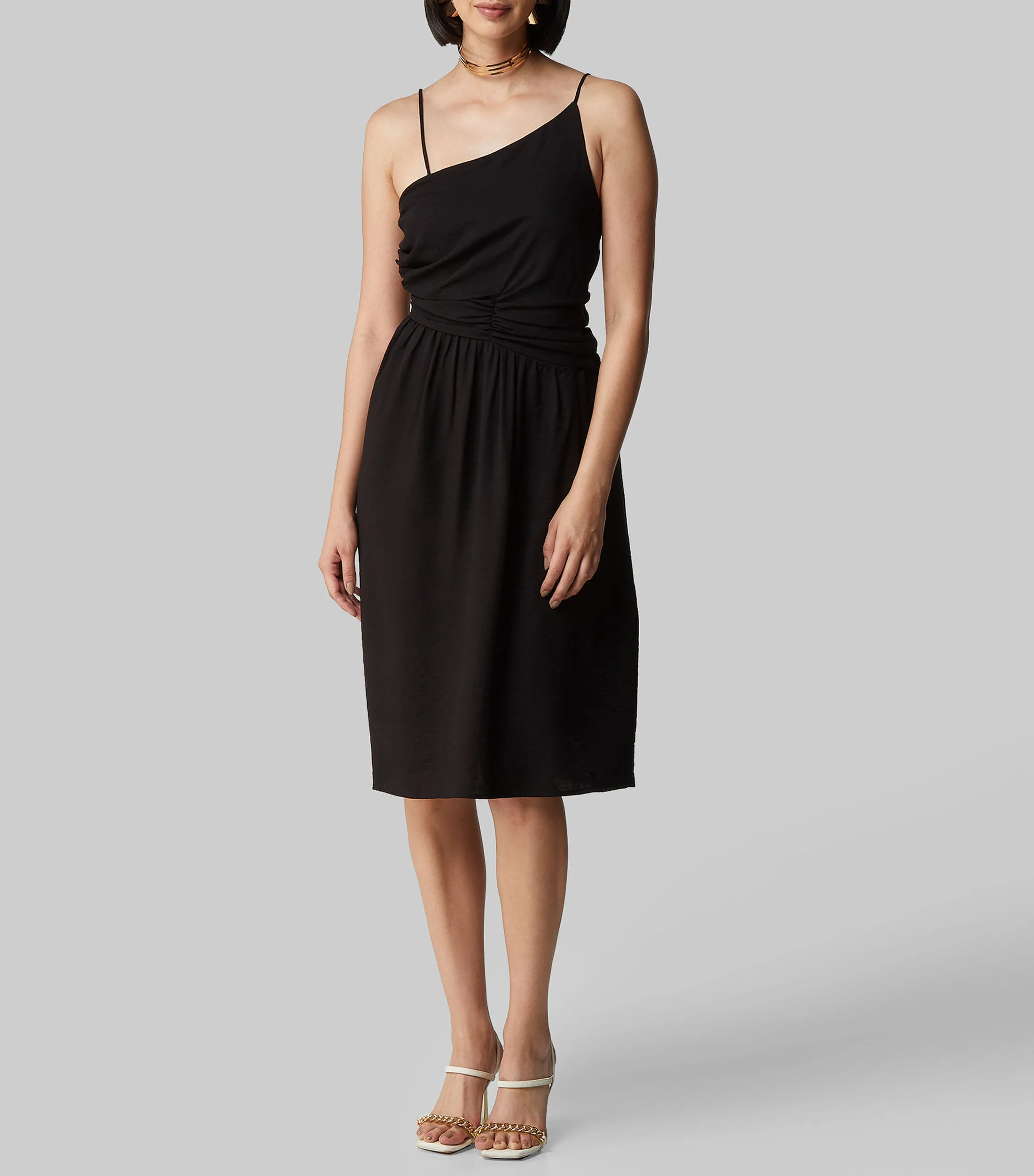 BCBG New York Vestido largo liso Mujer