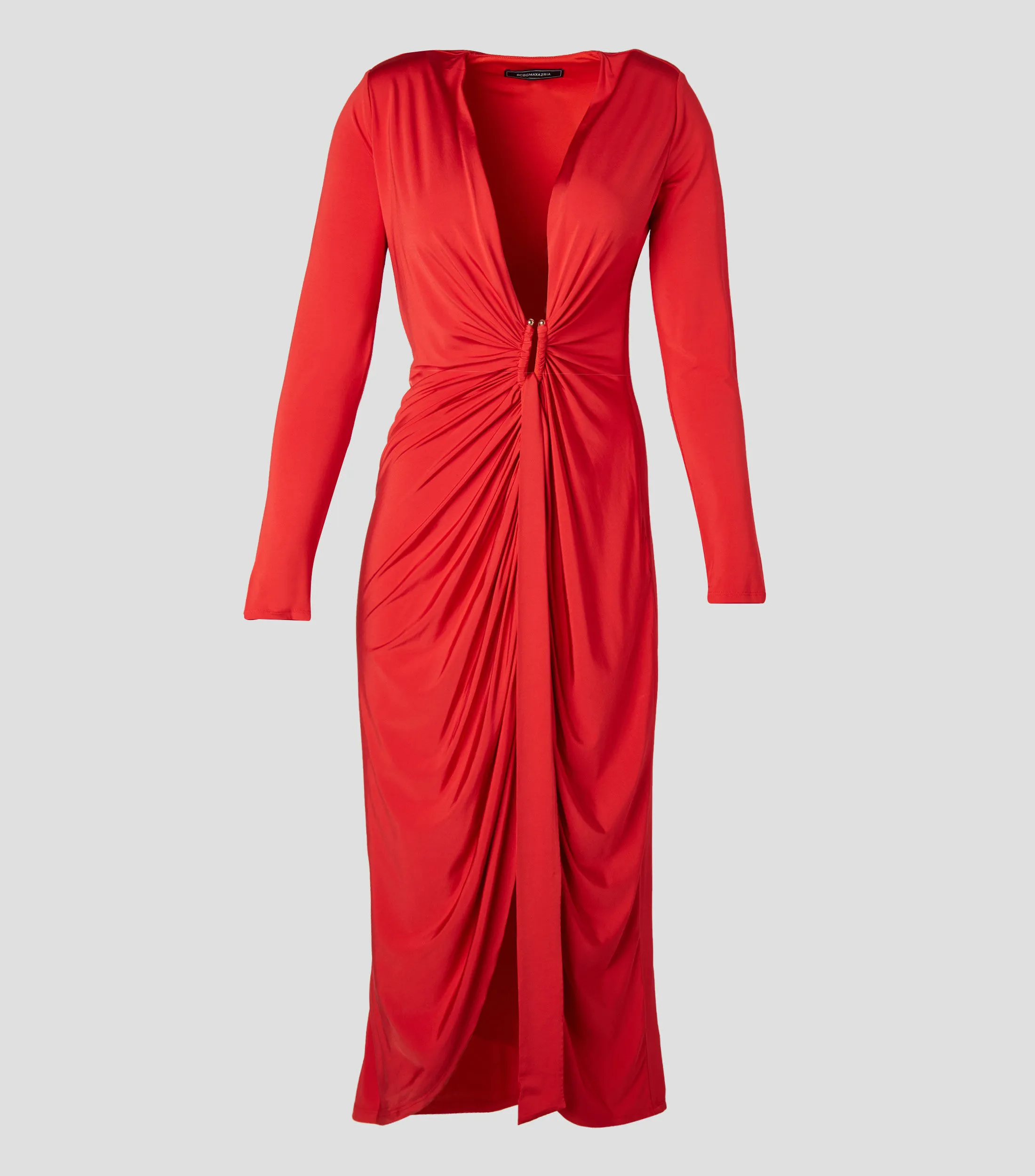 Bcbg Vestido Largo Manga Larga Mujer