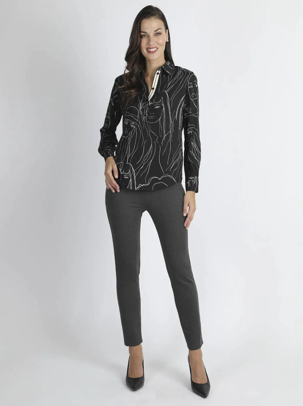 Blusa con Bolsillos Parche para Mujer Foleys 223865