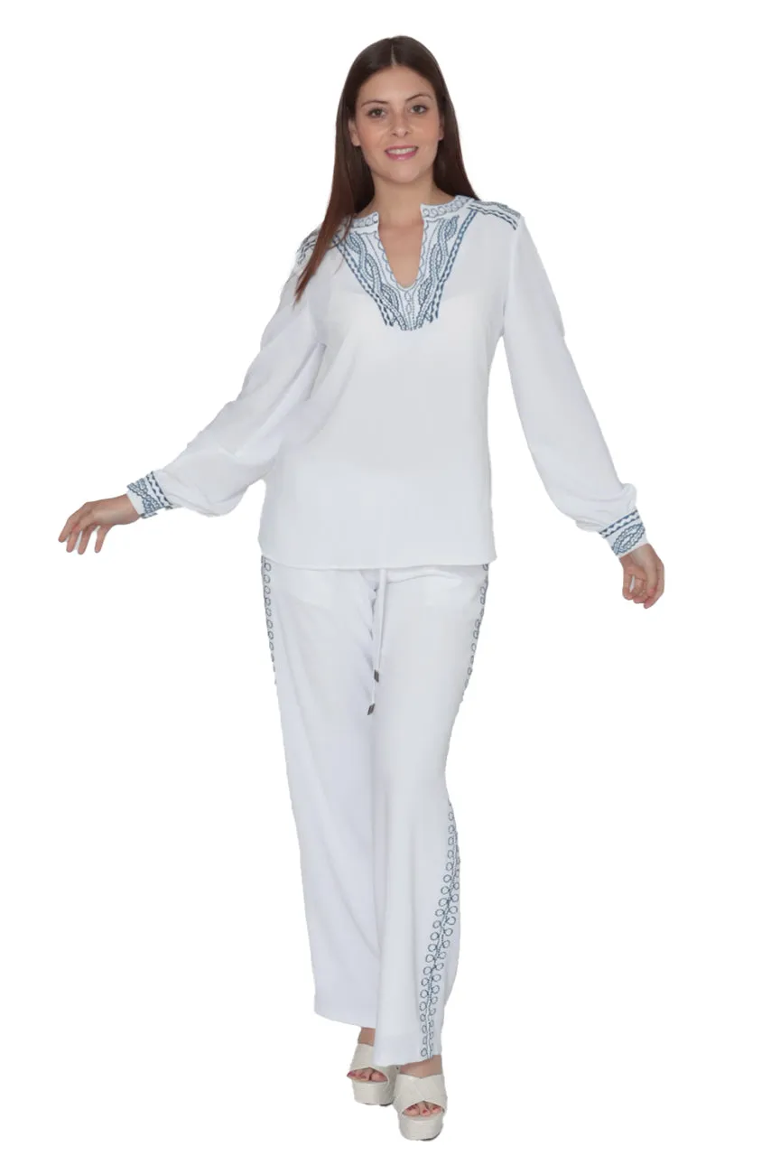 Blusa con Bordado Dama Lofassi 8159