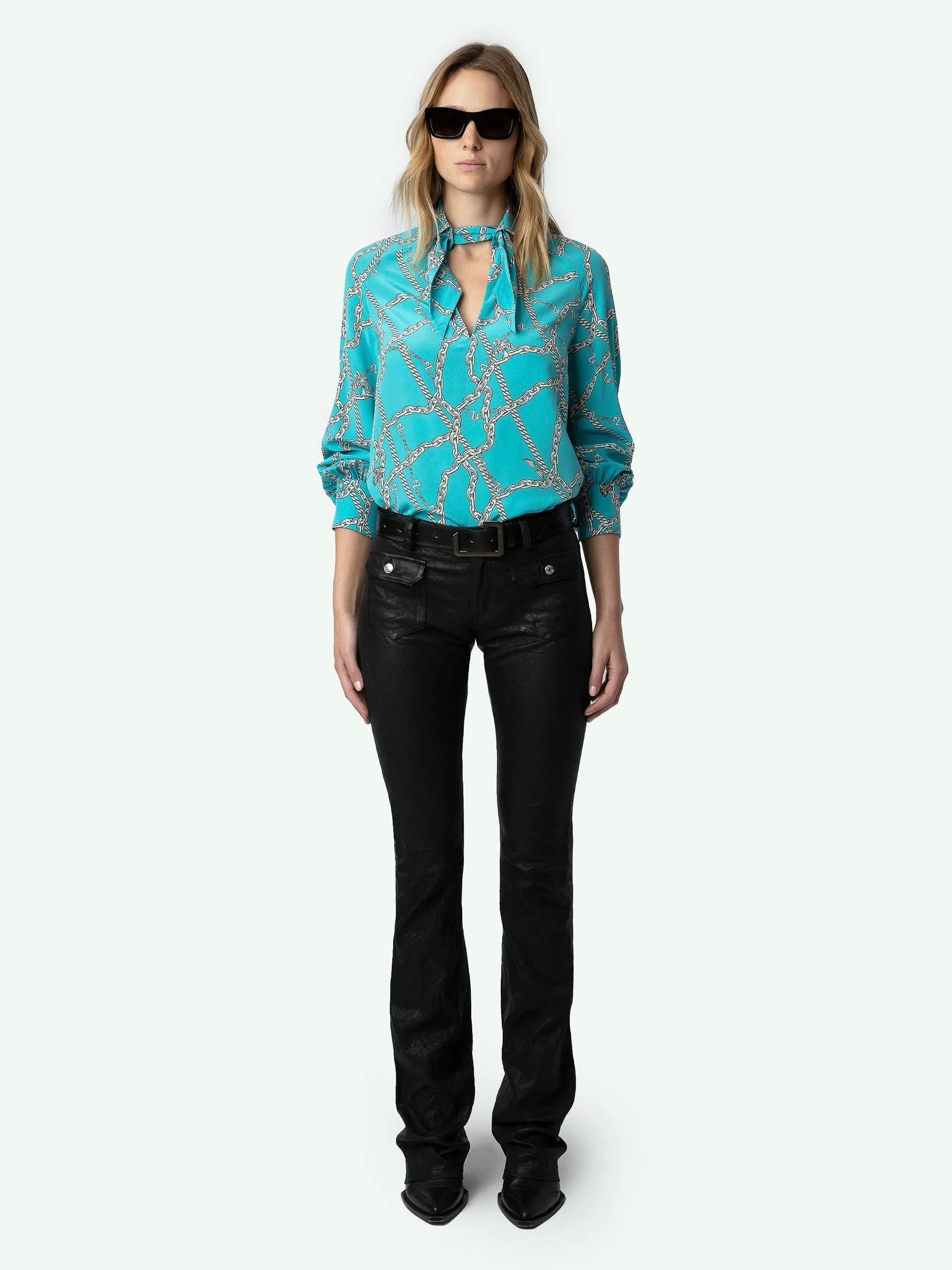 Blusa de Seda Tulie