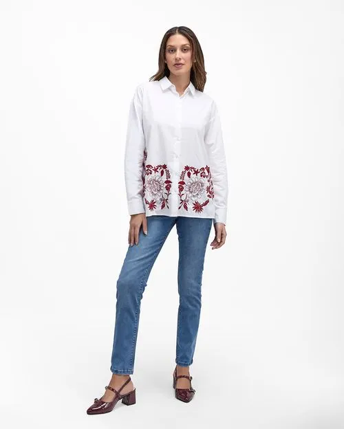 Blusa Mujer Keisy Blanco Optico