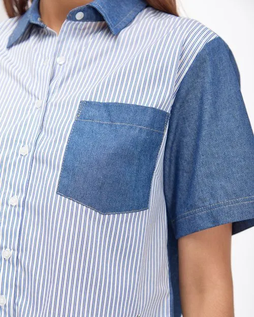 Blusa Mujer Lauren Azul