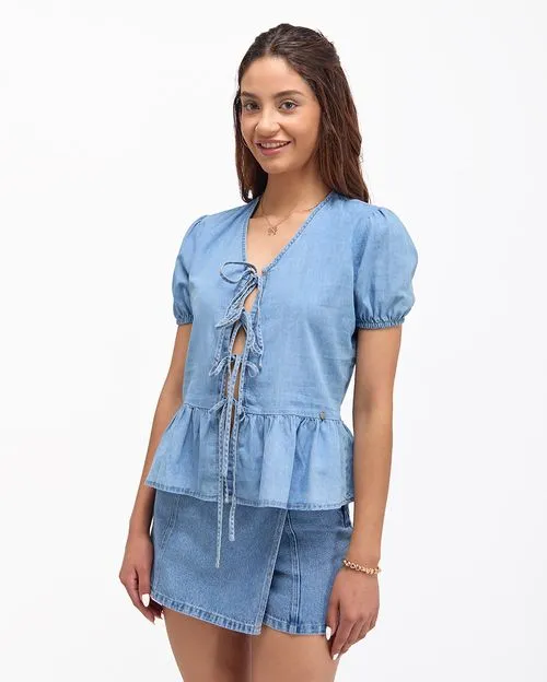 Blusa Mujer Manelik Total Dirty Bleach