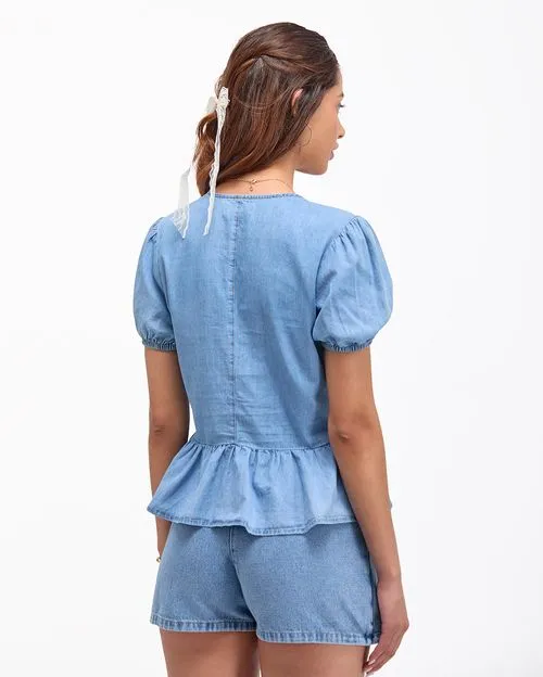 Blusa Mujer Manelik Total Dirty Bleach