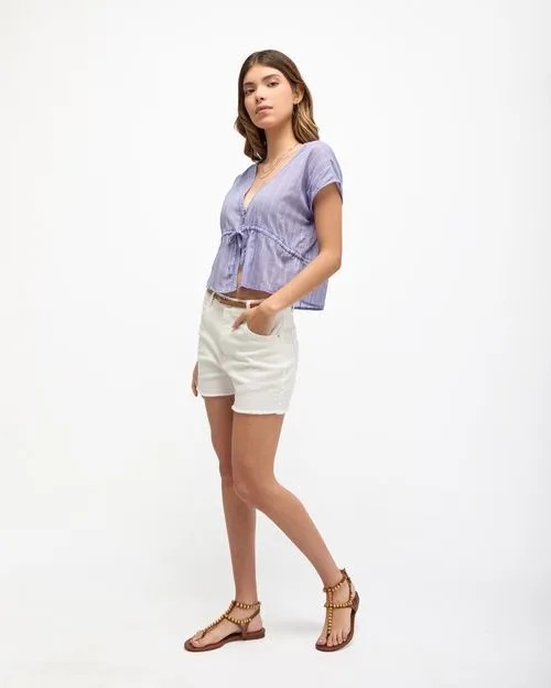 Blusa Mujer Puka Azulino Lavanda