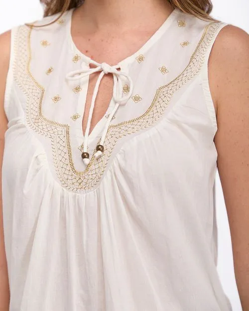 Blusa Mujer Rosa Crema Pastel