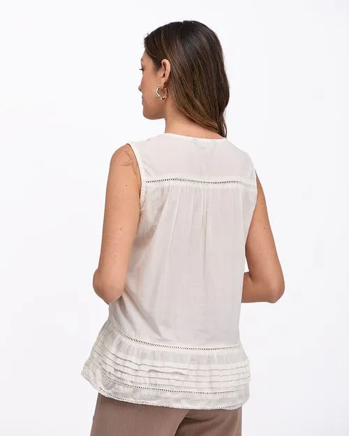 Blusa Mujer Rosa Crema Pastel