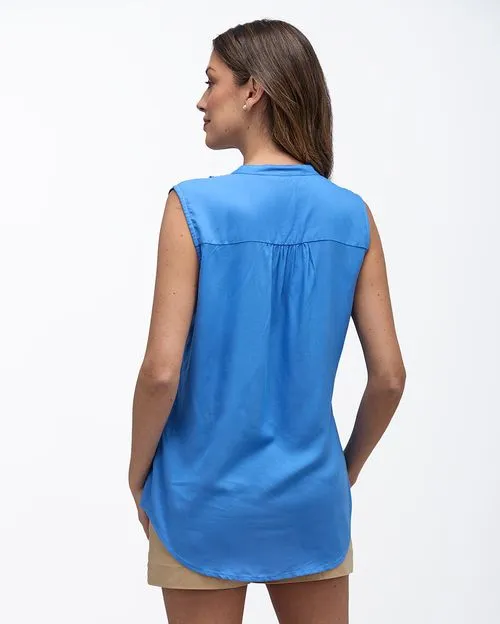 Blusa Mujer Rubi Solid Azulino French