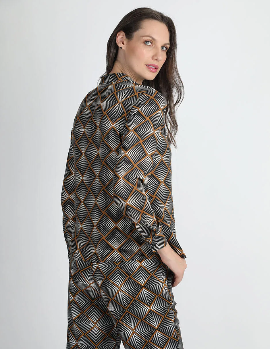 Blusa negra Leoni