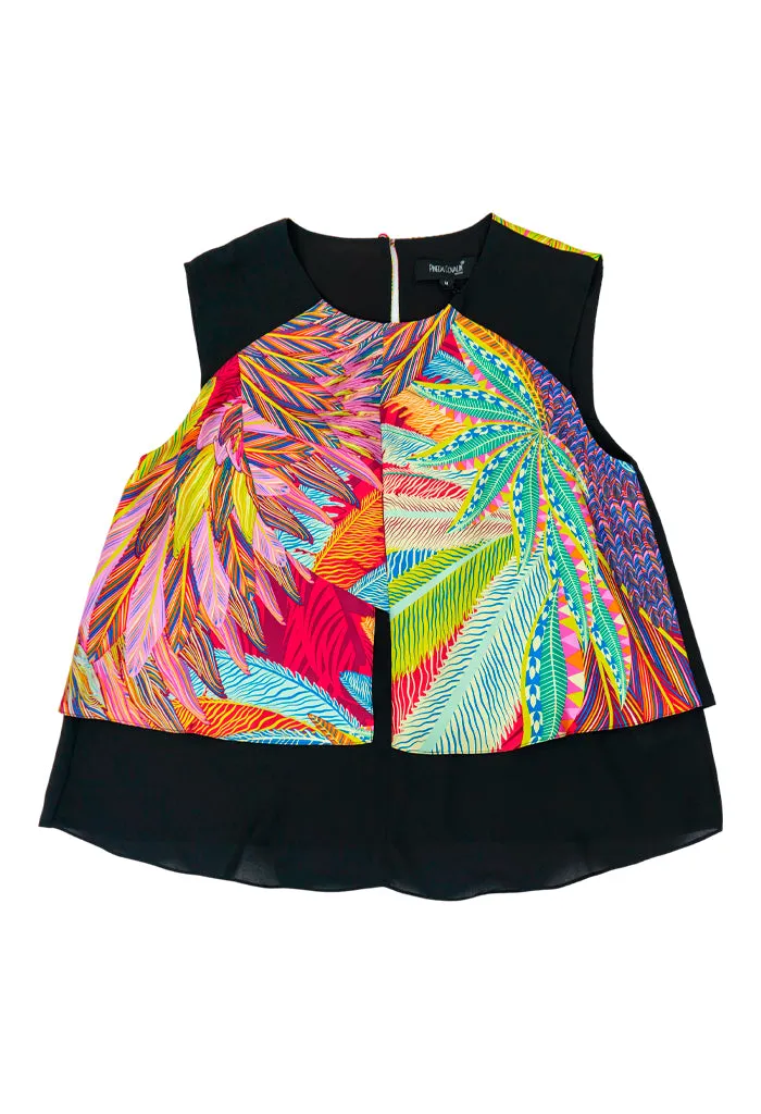 Blusa Pétalos guila Real Mexicana Rojo