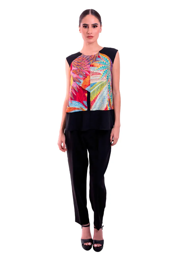 Blusa Pétalos guila Real Mexicana Rojo