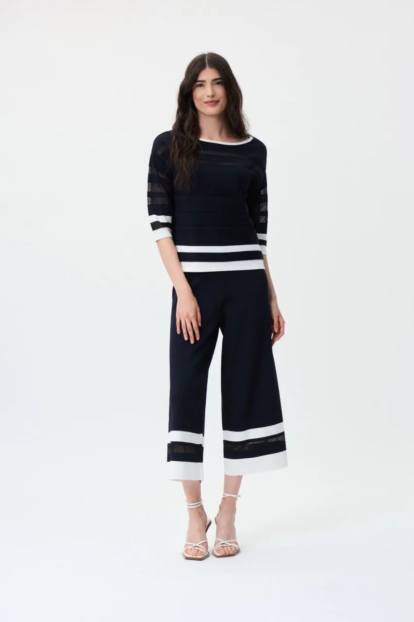 Blusa Rayas Manga 3/4 Joseph Ribkoff 231937