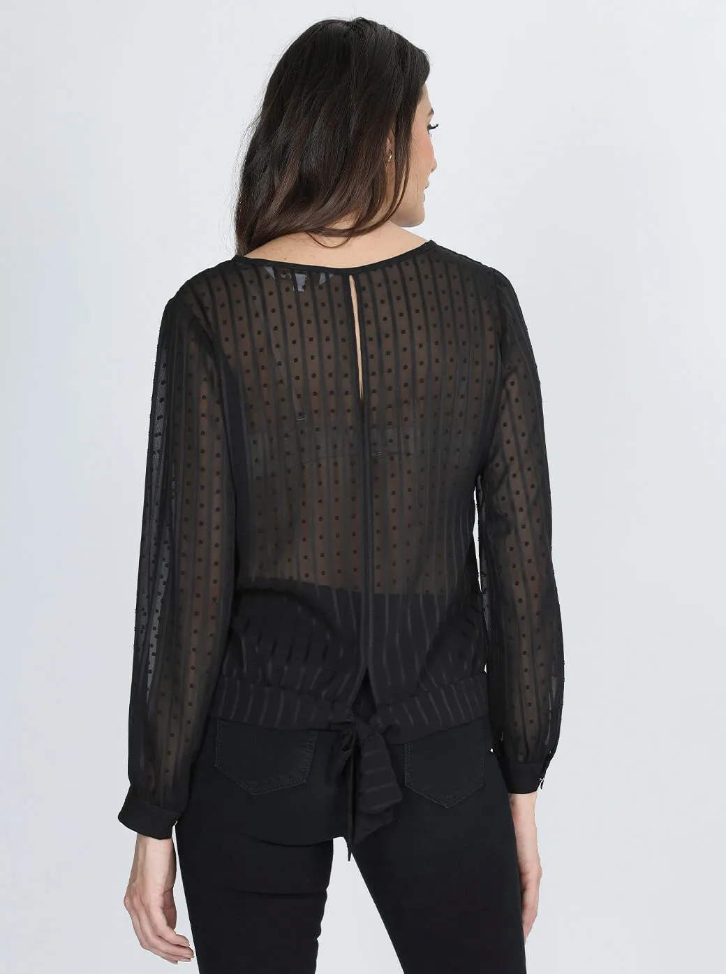 Blusa Rayas Transparentes Dama Foleys 121081