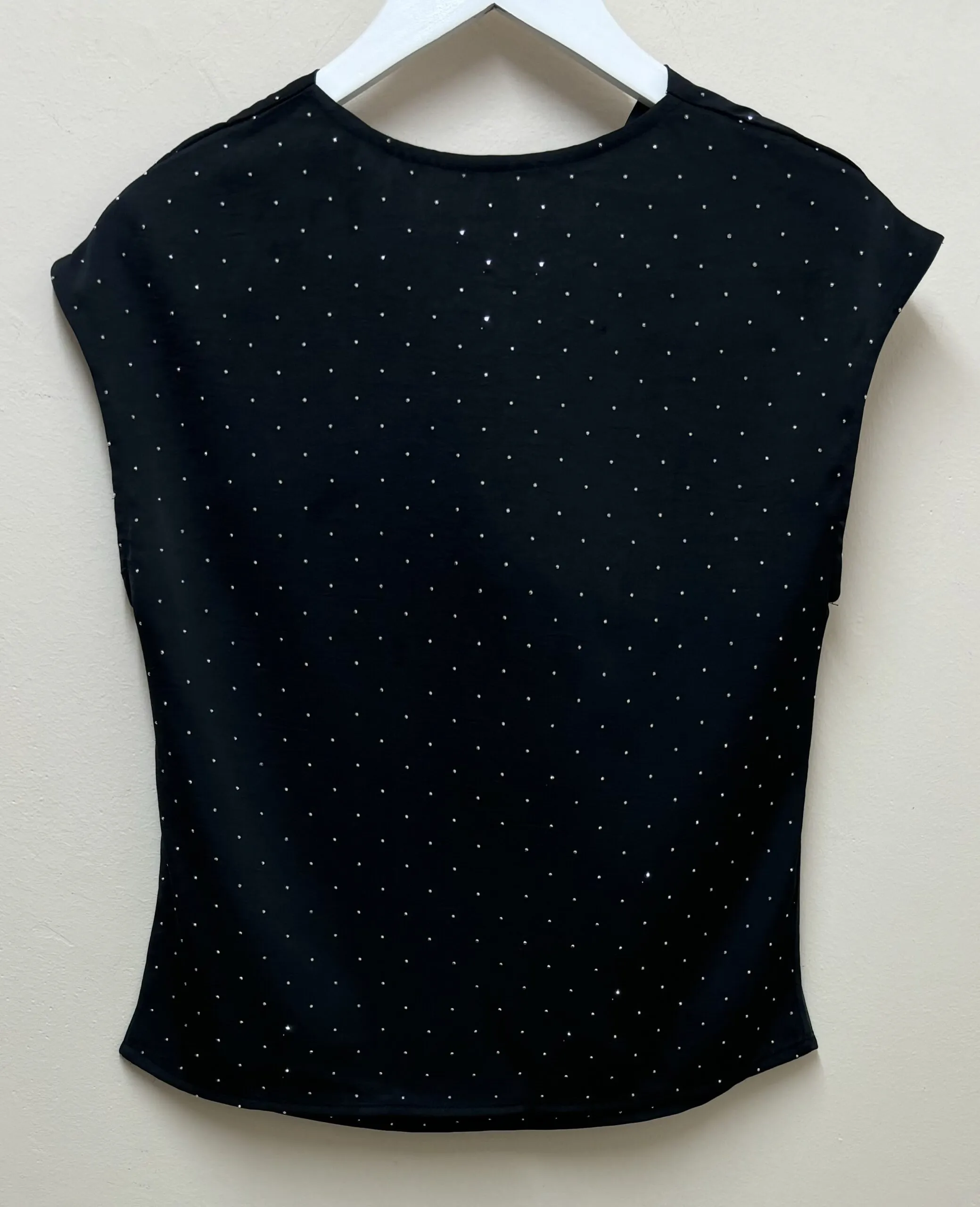 Blusa Strass Negra