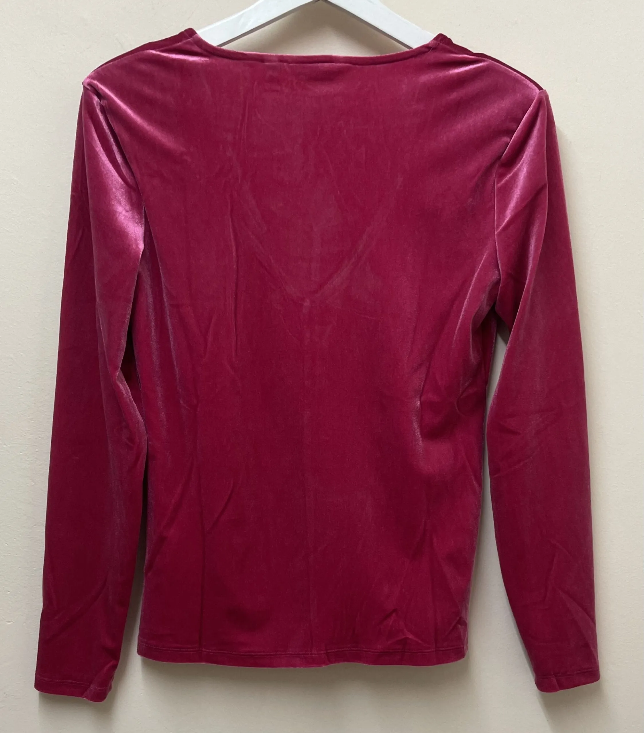 Blusa Terciopelo Fúcsia