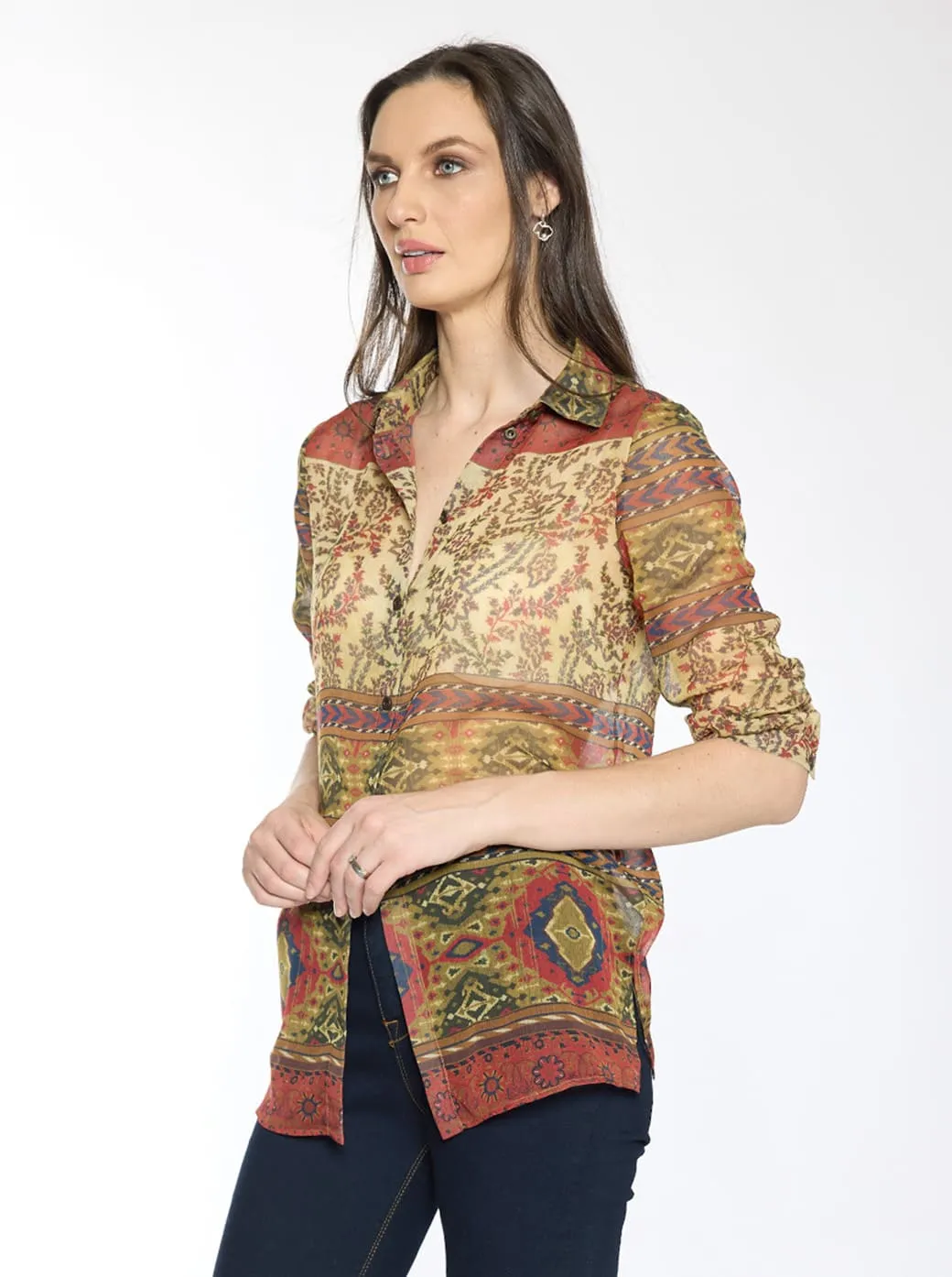Blusa verde Anisa